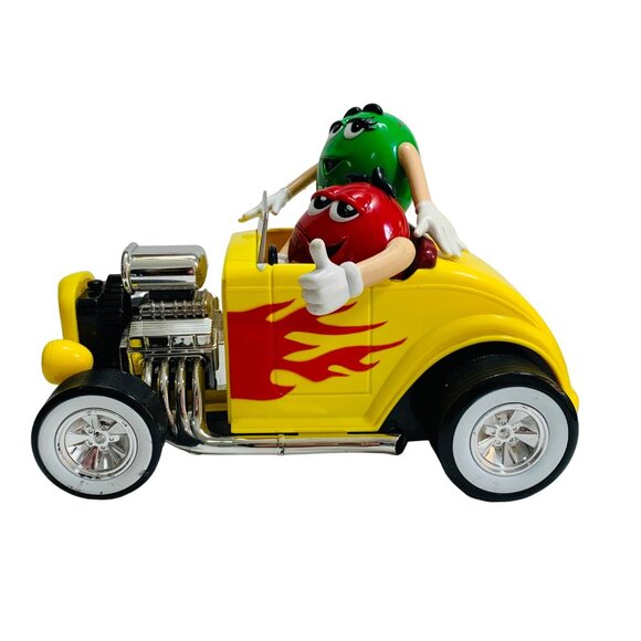 M&M Hot Rod Car Candy Dispenser Collectible Toy Retro Kids Bedroom Decor Vintage - Picture 4 of 16